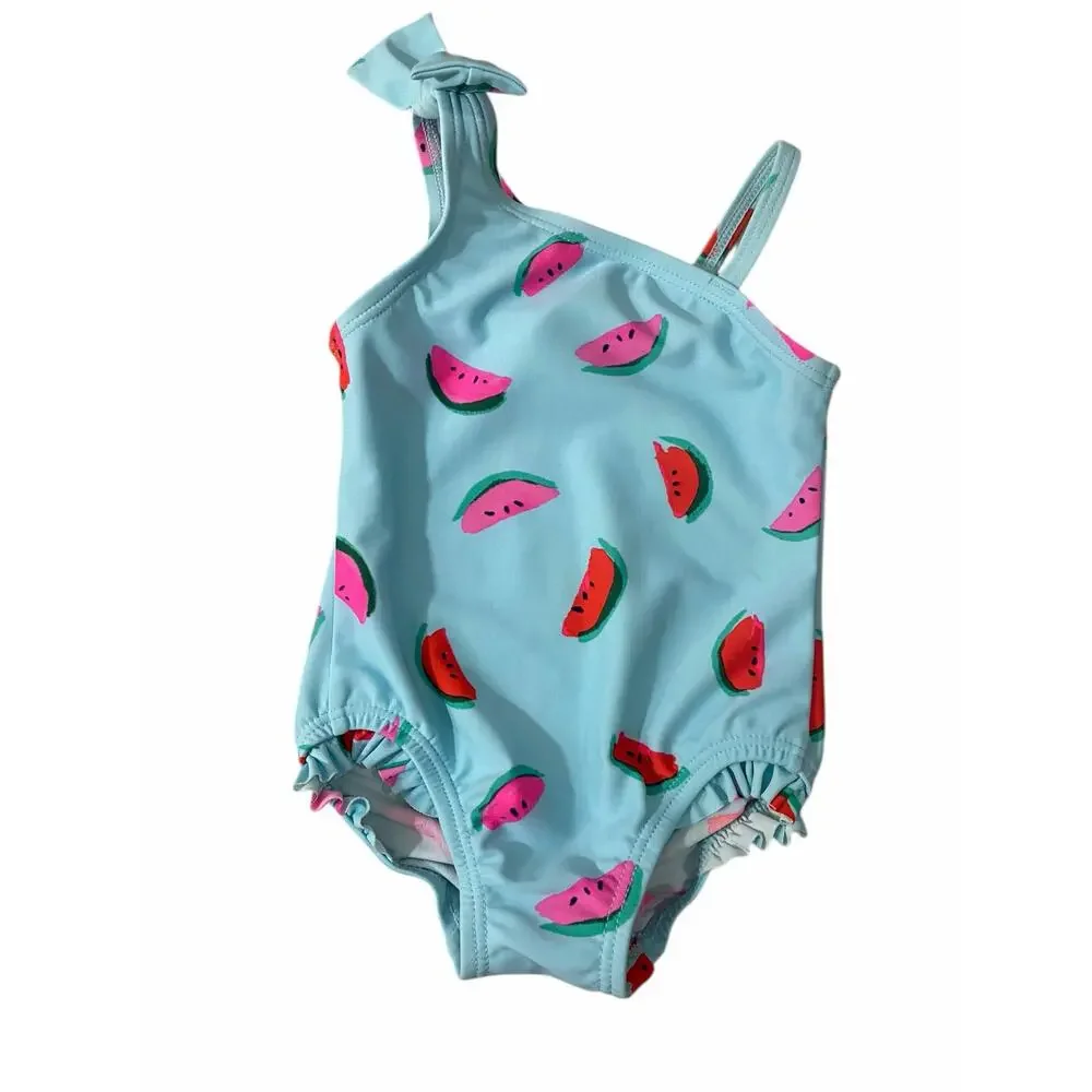 Osh Kosh Bgosh Heathtex Baby Girl 2 Swimsuits Bundle 0-3/3-6 Months Pink Tutu